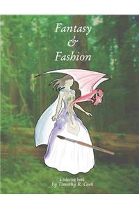 Fantasy & Fashion: a coloring book