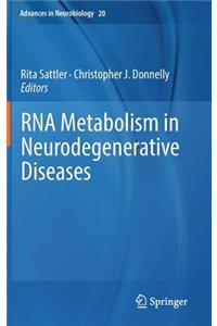 RNA Metabolism in Neurodegenerative Diseases