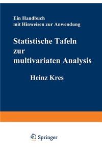 Statistische Tafeln Zur Multivariaten Analysis