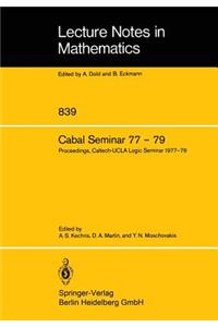 Cabal Seminar 77 - 79