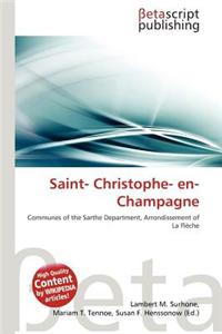 Saint- Christophe- En- Champagne
