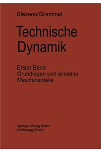 Technische Dynamik: Erster Band Grundlagen Und Einzelne Maschinenteile