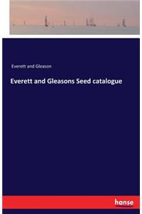 Everett and Gleasons Seed catalogue