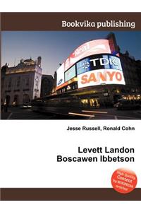 Levett Landon Boscawen Ibbetson