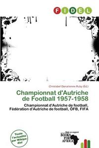 Championnat D'Autriche de Football 1957-1958