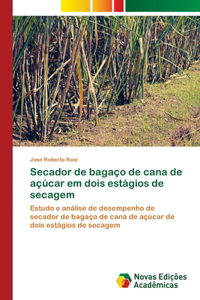 Secador de bagaço de cana de açúcar em dois estágios de secagem