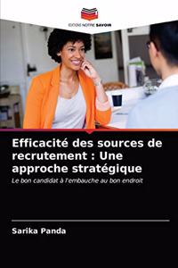 Efficacité des sources de recrutement