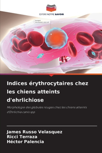 Indices érythrocytaires chez les chiens atteints d'ehrlichiose