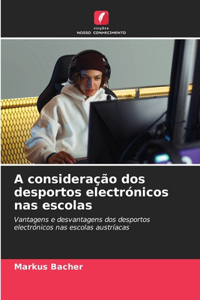 A consideração dos desportos electrónicos nas escolas