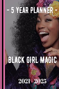 2021-2025 Black Girl Magic Five Year Planner