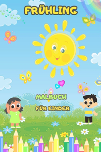 Frühlings-Malbuch für Kinder