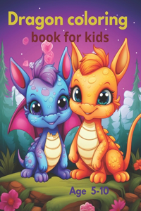 Dragon coloring book for kids
