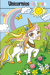 Unicornios Colorea