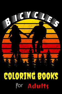 Bicycles Coloring Books For Adults