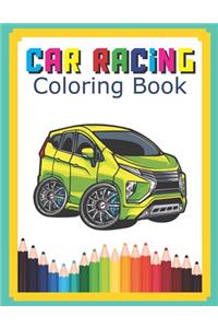 Car Racing Coloring Book