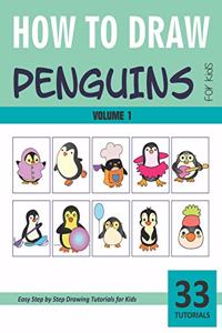 How to Draw Penguins for Kids - Volume 1