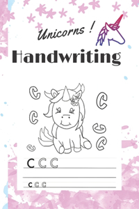 Unicorns Handwriting