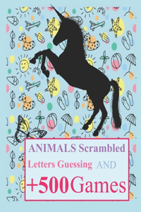 Animals Scrambled Letters Guessing and +500 Games