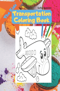 Kids' Transportation Coloring Book