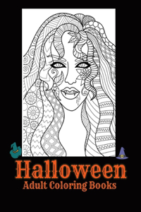 Halloween Adult Coloring Books