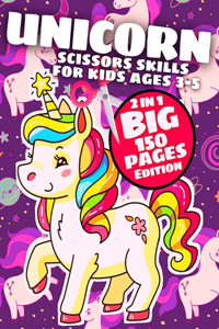 Scissors Skills for Kids ages 3-5 Unicorn