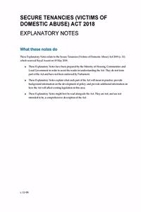 Secure Tenancies (Victims of Domestic Abuse) Act 2018