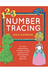 Number Tracing Pre-K Workbook