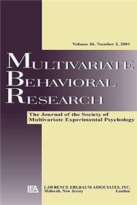 Multivariate Behavioral Research, Volume 36