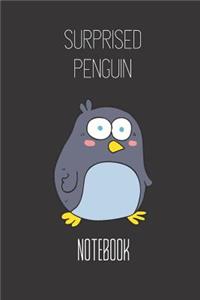 Surprised Penguin Notebook