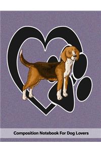 Composition Notebook for Dog Lovers