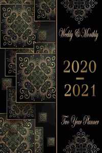 2020-2021 Two Year Planner Weekly And Monthly