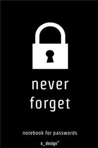 Notebook for Passwords