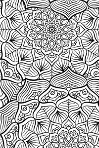 Mandala Pattern - Color My Cover Notebook