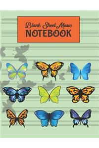 Blank Sheet Music Notebook