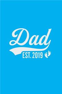 Dad EST.2019, Notebook - Congratulations It's a Boy!: A Blank Lined Journal and Gender Reveal Keepsake for the new Father.