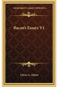 Bacon's Essays V1