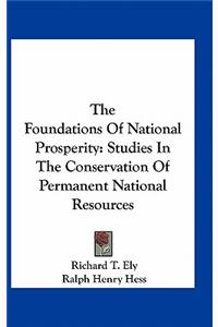 The Foundations of National Prosperity