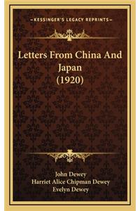 Letters from China and Japan (1920)