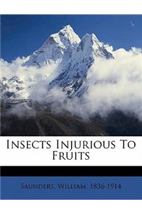 Insects Injurious to Fruits