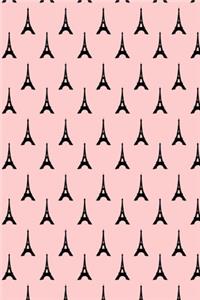 Paris Pink Composition Notebook - Small Ruled Notebook - 6x9 Lined Notebook (Softcover Journal / Notebook / Diary)