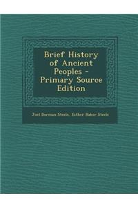 Brief History of Ancient Peoples