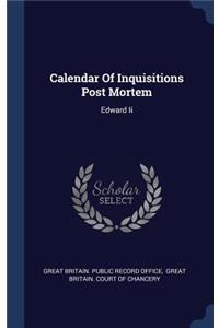 Calendar of Inquisitions Post Mortem