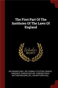 The First Part of the Institutes of the Laws of England