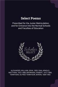 Select Poems