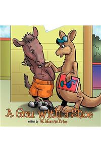 A Gnu with a Shoe