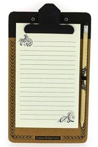 Emma Bridgewater Black Scroll Magnetic Notepad & Pencil