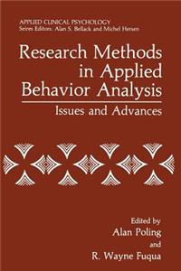 Research Methods in Applied Behavior Analysis