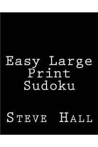 Easy Large Print Sudoku