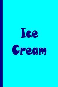Ice Cream Journal