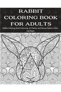 Rabbit Coloring Book for Adults